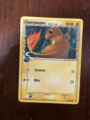 Charmander (Delta Species) - #49/100 Crystal Guardians Heavily Played. Rare
