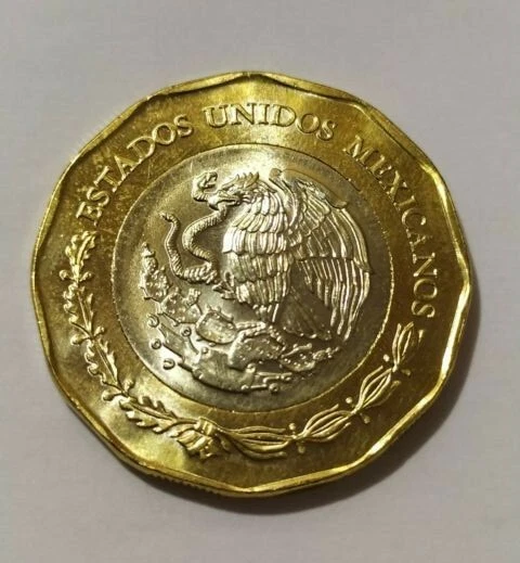 Monedas Conmemorativa $20 pesos Zapata y  500 años Puerto de Veracruz Mexico - Image 3 of 4