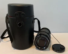 Rokinon Auto Zoom Super Coated 1:4.5 f=80-200mm 52 No. 930125 w/ Case & Tiffen