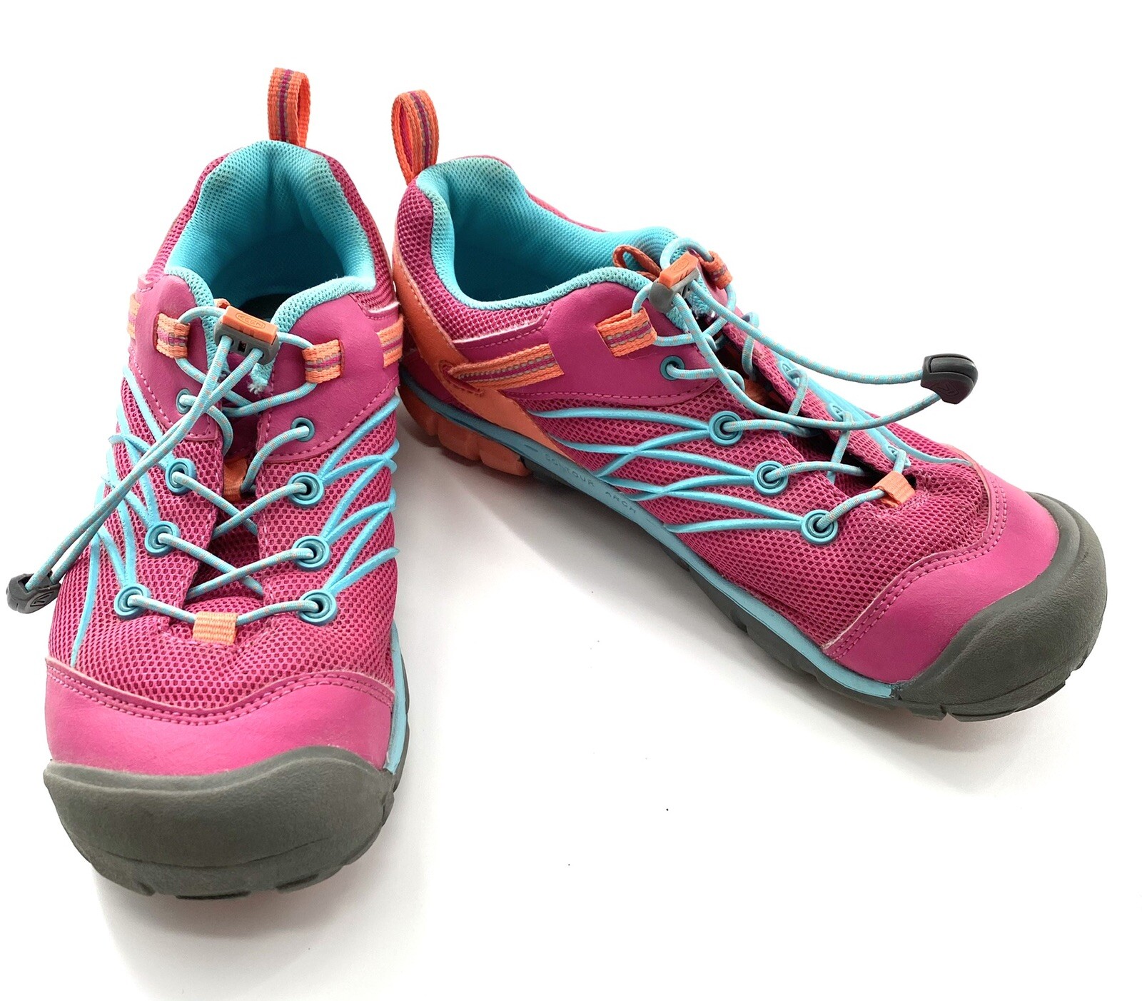 Scarpe da trekking Keen donna outdoor trail passeggio Marshall taglia 6 rosa e blu