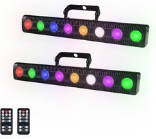 Wall Washer Light,2 PC RGB Color Party Lights, Dj 4 In1 Sound Activated Stage Li