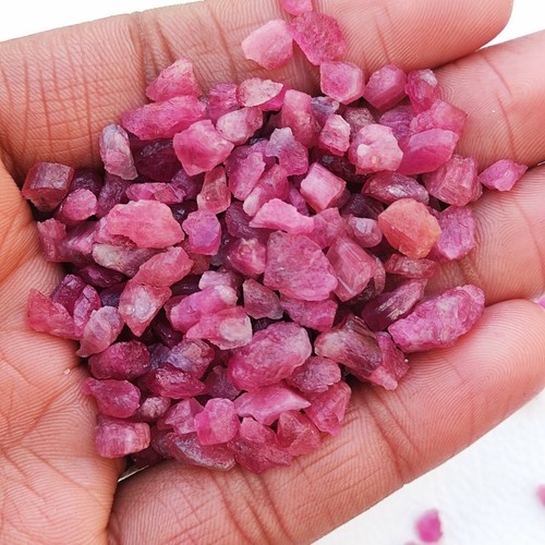 500ct Pink Toumaline Rough Amazing Quality Semi Precious Crystal Gemstone V98-4