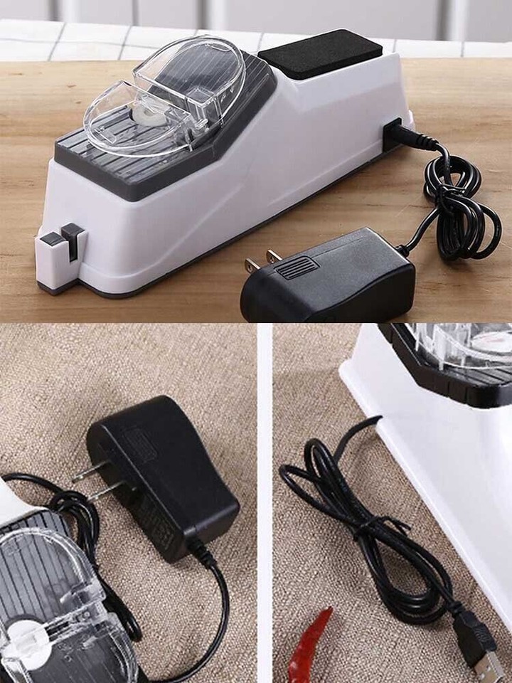 Multi-Task Electric Scissor & Knife Machetes Sharpener Fast Grinding ...