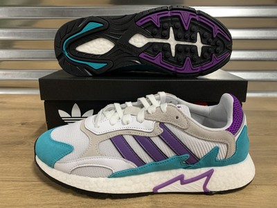 adidas purple and green shoes