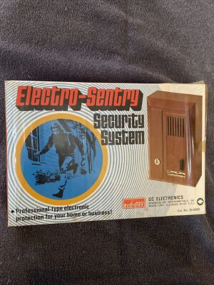 ELECTRIC SENTRY SECURITY SYSTEM AUDIOTEX 30-9020 ALARM DOOR OR WINDOW VINTAGE