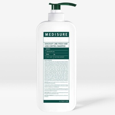 MEDISURE Dandruff Care Fresh Hair Loss Control Shampoo 1000ml Dry Scalp Care