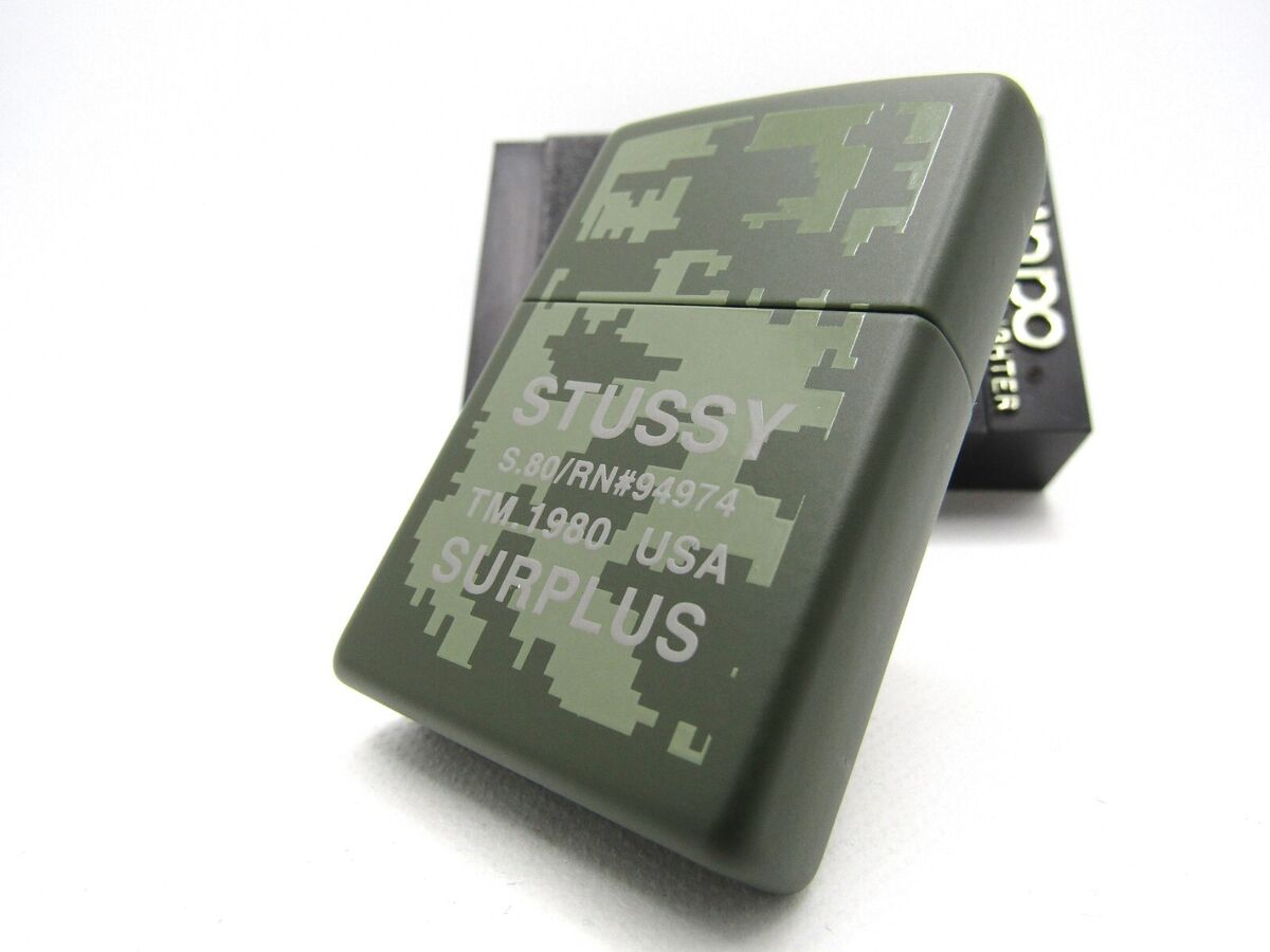 Stussy Digital Camouflage Zippo 1998 Unfired Rare | eBay Stussy Digital Camouflage Zippo 1998 Unfired Rare | eBay