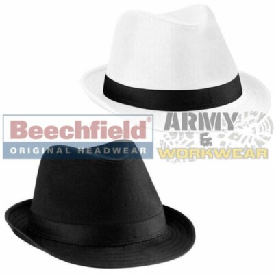BEECHFIELD Felt Fedora Hat Fashion Unisex Straw Party Style Casual