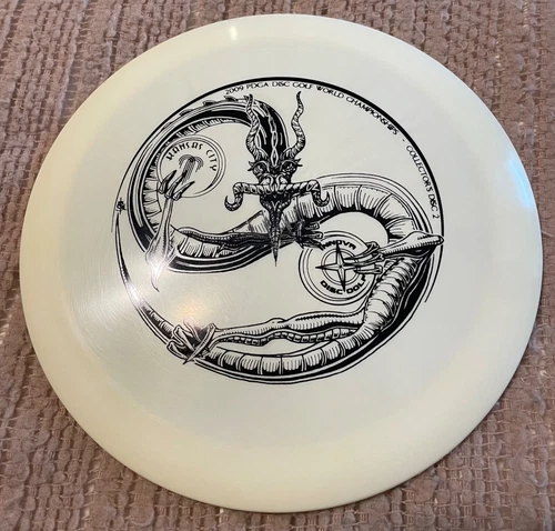 Off White Star MONARCH Innova Disc Golf NEW 2009 Worlds Dragon166 g