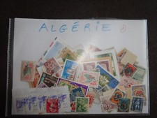 Timbres ALGERIE oblitérés (avant 1900 jusque  1960) sortis d'albums anciens.