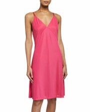 Natori Enchant Pink Slip Nightgown L62836 Woman's Size Medium