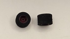 Foam Rear Tire Set 2pc Maroon 4 Lug Spoke HO Slot Car Parts
