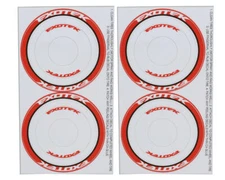 Exotek F1 Tire Sidewall Sticker (4) (Red) [EXO2196]