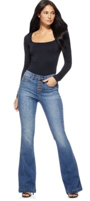 NEW Sofia Jeans by Sofia Vergara - Size 20 Melisa High Rise Flare Button Front