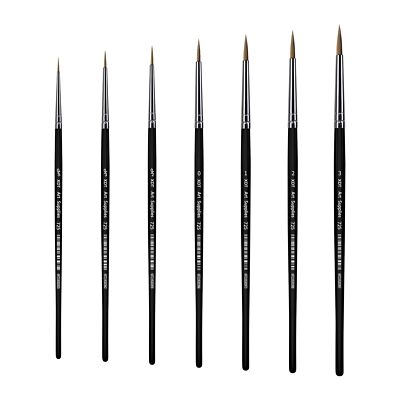 XDT#725 Fine Detail Brushes 7pcs Set, Detail Paint Brushes for Acrylic, Oil, ...