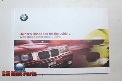 BMW Besitzerhandbuch E36/2/3/C, EN, MJ 1997 01419790621