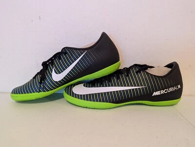 Nike Mercurial X Victory VI IC Men 10.5 Indoor Soccer Shoes Cleats Green Black