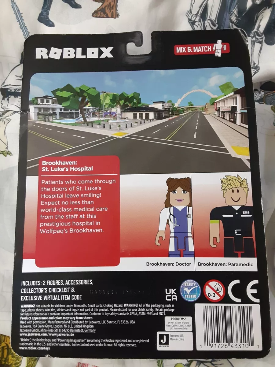 Roblox Brookhaven St. Luke's Hospital Pack 3 Doctor & Paramedic w