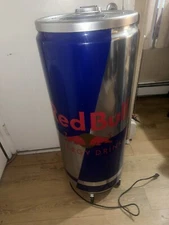 Red Bull Energy Drink Can Display Fridge Cooler
