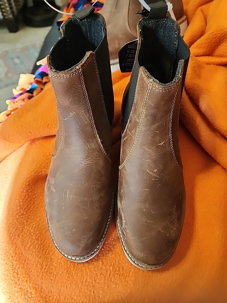 Alpine Design Chelsea Boots Leather AD23WCW007-TAN Sz Available  NWT