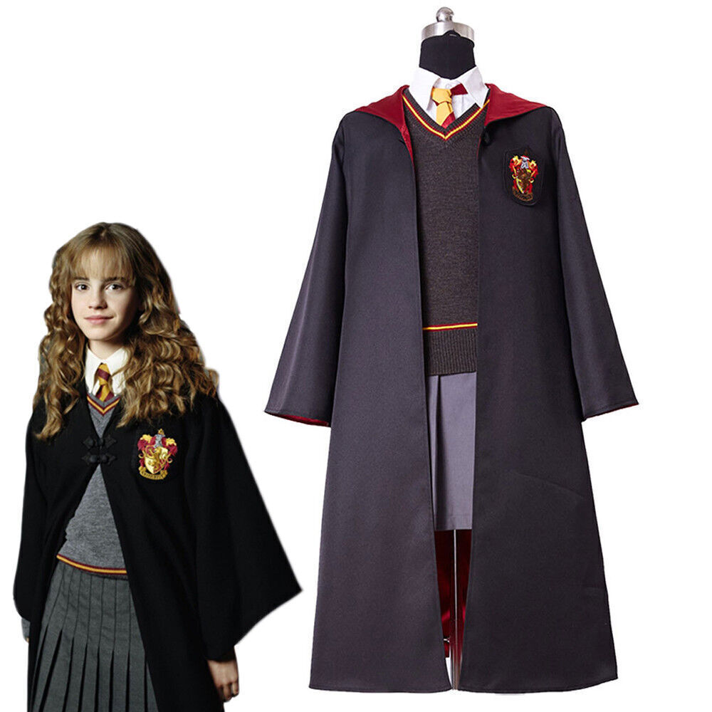 Hermione Granger Gryffindor Outfit Cosplay Costume Suit Uniform Kid &Adult Size
