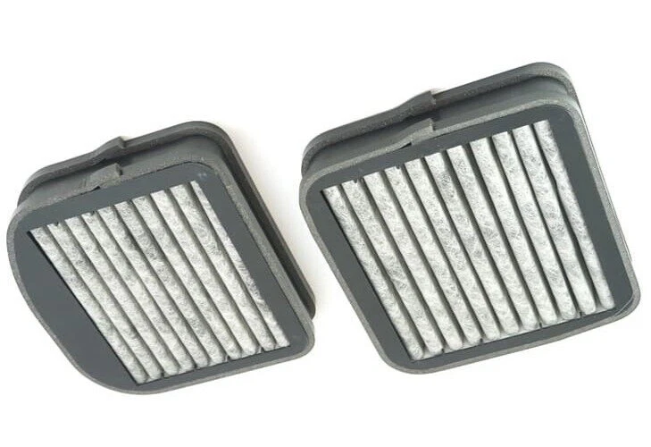 Juego de 2 filtros de aire de cabina carbón activado/carbón para Mercedes Foto 3 de 4