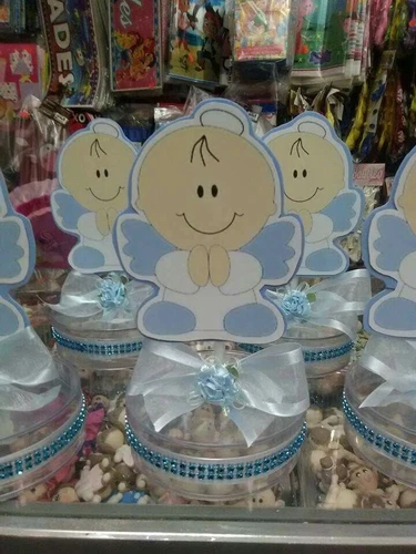 12 Centros de mesa bautizo