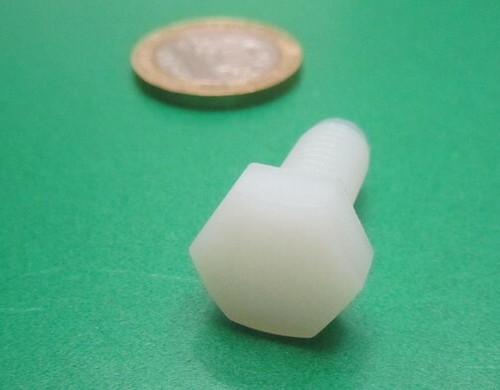 Cap Screw Bolt, Nylon, Natural 5/16"-18 x 3/4" Length, 50 pc - Picture 13 of 15