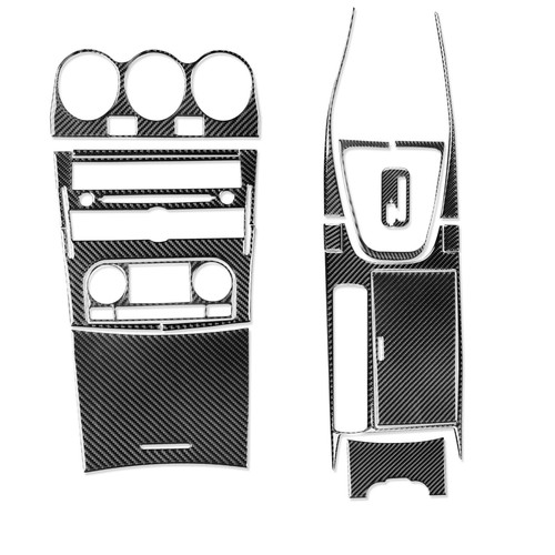 14Pcs Real Carbon Fiber Center Console Trim Kits For Nissan Altima Teana 2008-12 - Picture 2 of 20