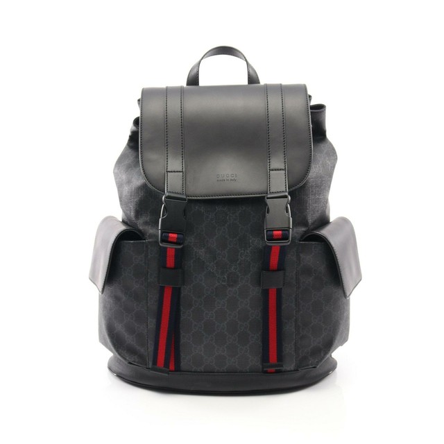 gray gucci backpack