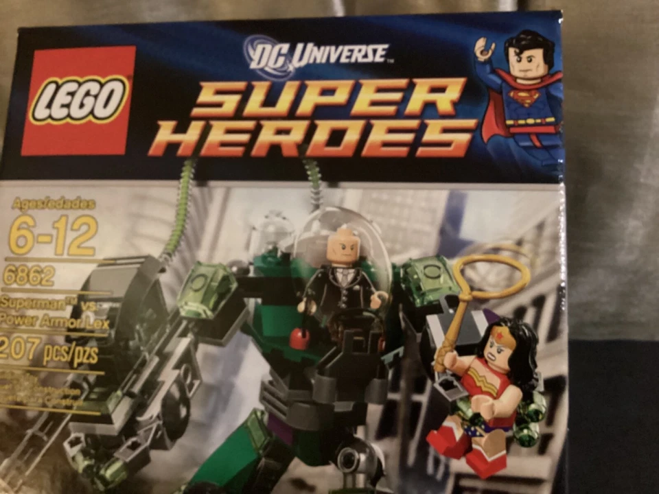Lego DC Universe Super Heroes Superman vs Power Armor Lex 6862 Wonder Woman 2012 Foto 3 de 4