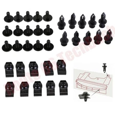 Body Bolts & U-nut Clips M6 For Honda Engine Cover Undertray Splash Shield Guard