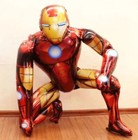 Superhero Balloons 3D IRONMAN Balloon Birthday Party Balloon with BANNER FLAG