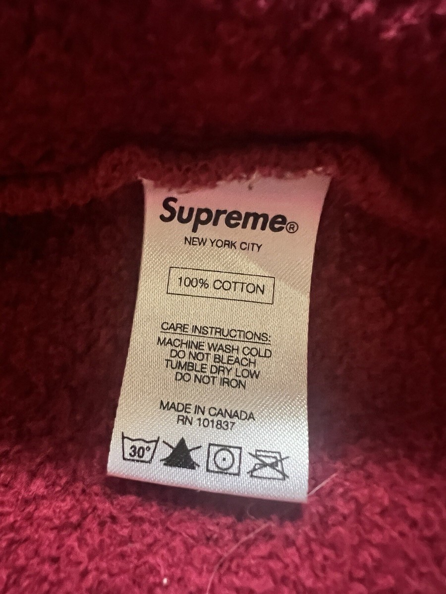 Vintage Supreme x Akira Syringe Zip Up Sweatshirt Dark Red Vintage Supreme x Akira Syringe Zip Up Sweatshirt Dark Red