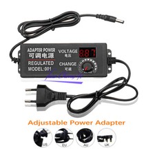 Adjustable AC to DC 3V-12V 3V-24V 9V-24V Universal adapter with display screen