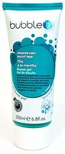 Bubble T 6.8 Oz Moroccan Mint Tea Refreshing Shower Gel With Essential Oils