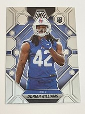 2023 Panini Mosaic Football #317 - Dorian Williams RC - Buffalo Bills