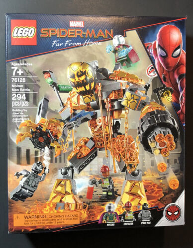 LEGO Spider-Man Far From Home Set 76128 [ Molten Man Battle ] NEW - Afbeelding 1 van 3