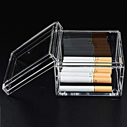 Acrylic Tea Bags Caddy Organizer,Tea Chest Box,Holder with Lid for Tea