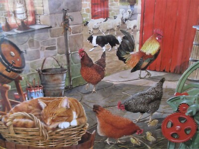500 Piece Tracy Hall Art Puzzle '' Asleep On The Job'' New 18'' x 24'' 