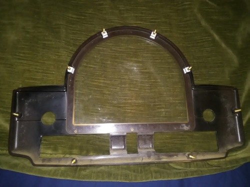 1940's Vintage Bakelite and Glass Radio Display Panel for DIY Steampunk Creation - Picture 8 of 12