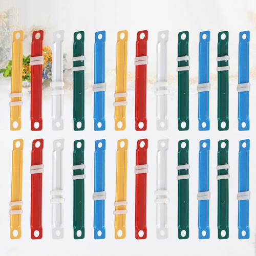 100 Pcs File Binder Strip Stationery Storage Supplies Paper Fasteners
