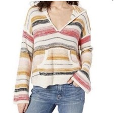 Billabong Soft and comfy striped pullover hoodie with a relaxed fit and a hood