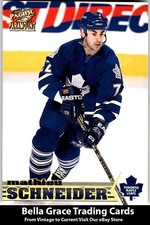 1998-99 Pacific Paramount Mathieu Schneider #230 Toronto Maple Leafs NHL Hockey