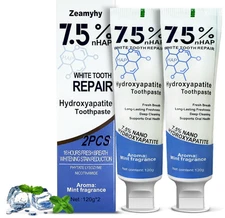 7.5% Hydroxyapatite Toothpaste for Advanced Enamel Protection, Appropriate for S