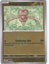 Baltoy 046/086 Chaos Rising Reverse Holo