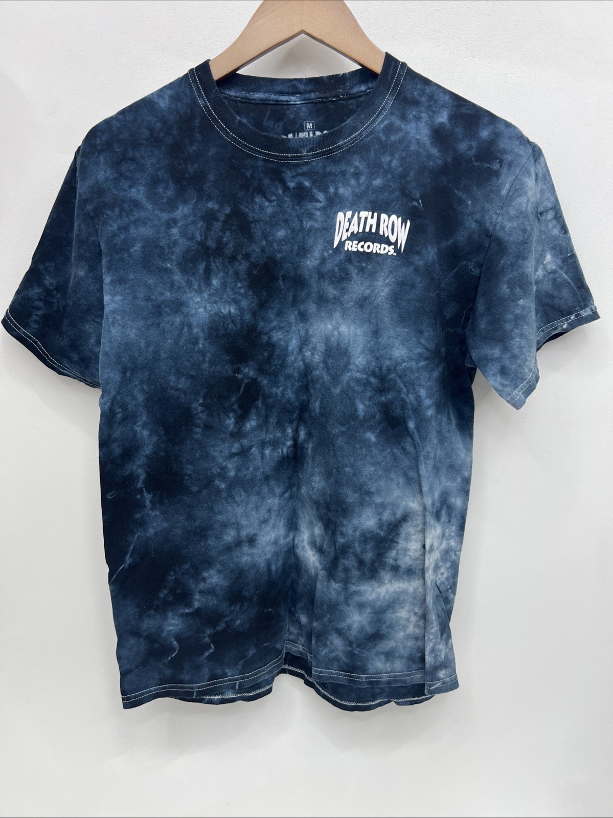 FILA T shirt unisex Death Row Records tie dye taglia media