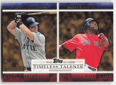 2012 Topps Timeless Talents Edgar Martinez David Ortiz #TT-23