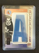2023-24 Upper Deck SP Game Used SPGU HOF Marks 33/35 Syl Apps #HOFM-SA HOF