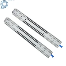24" Side Mount Drawer Slides Locking 500lb Full Extension Cabinet Rails
